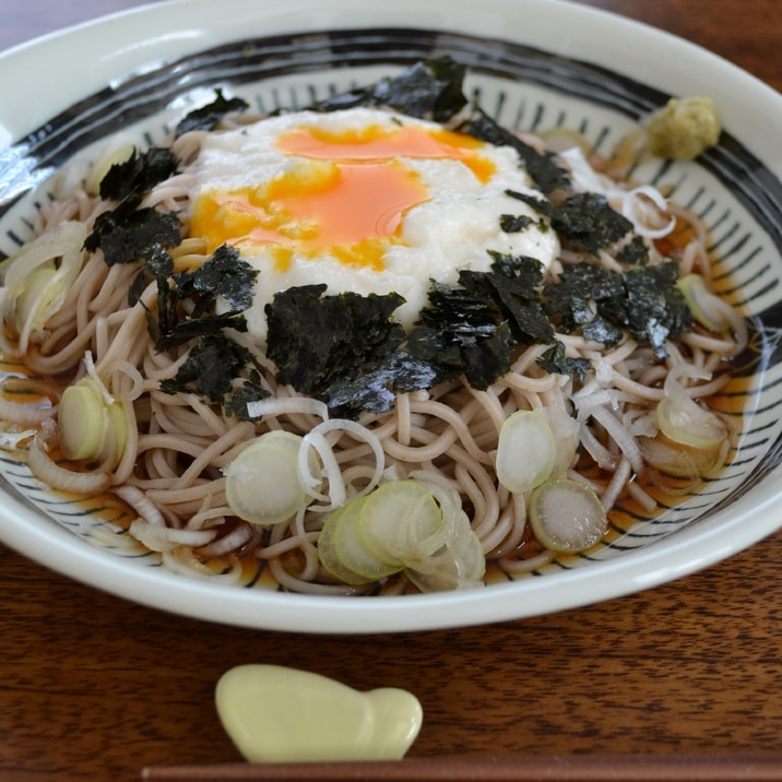 冷たい とろろそば レシピ 作り方 By はい 山田です 楽天レシピ